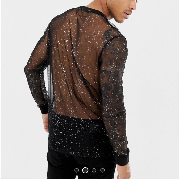 Mesh sparkle shirt - Picture 3 of 4